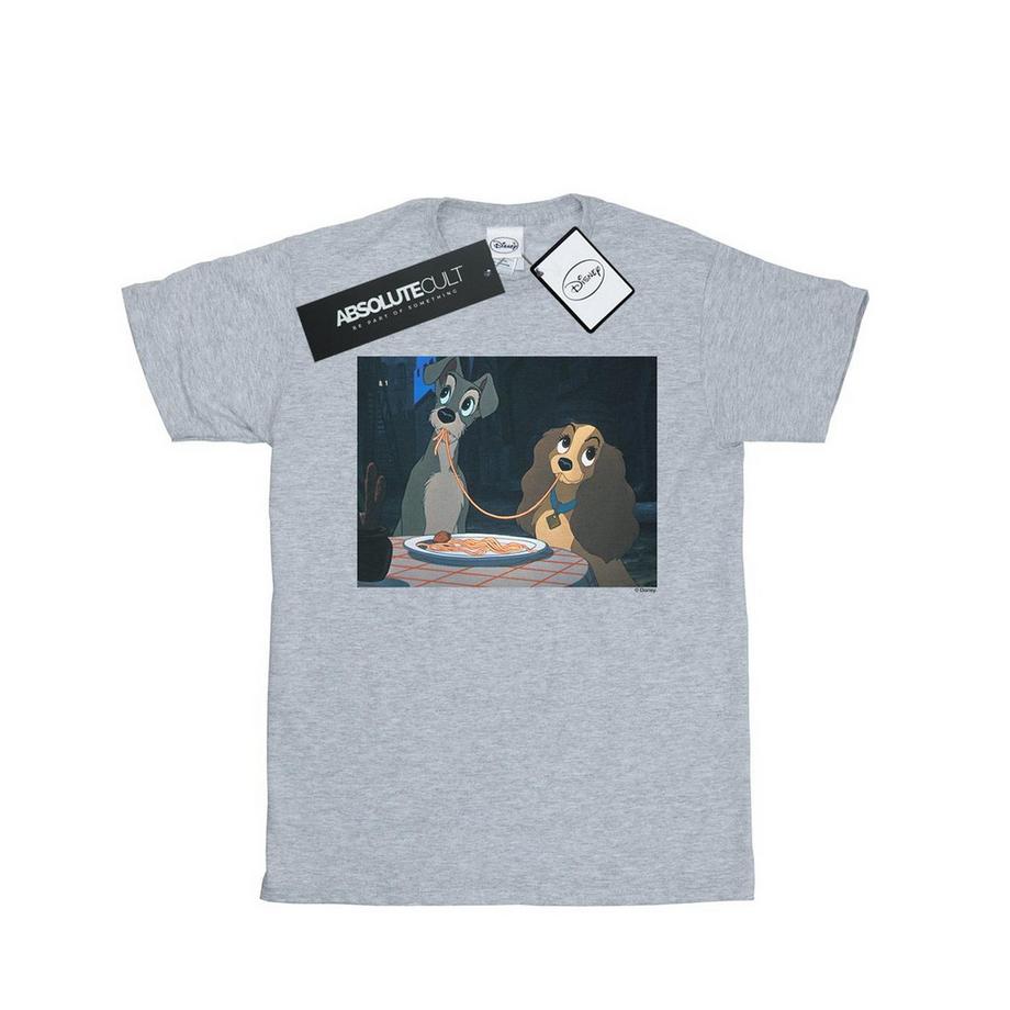 Disney  Lady And The Tramp Spaghetti Slurp TShirt 