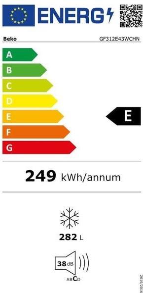 Beko Congelatore GF312E43WCHN  