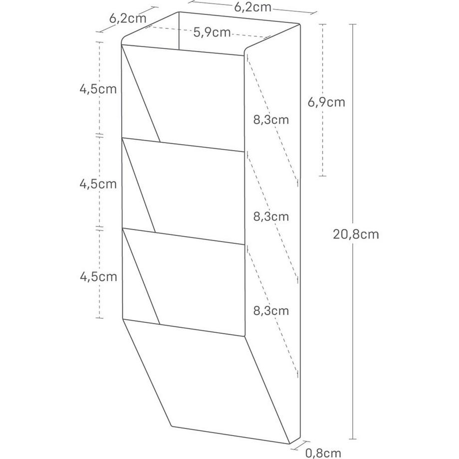 Yamazaki Aufbewahrungsbox Tower  