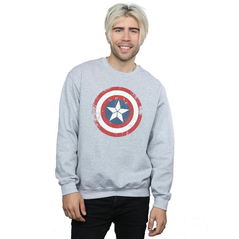 MARVEL Civil War Sweatshirt Col Rond  