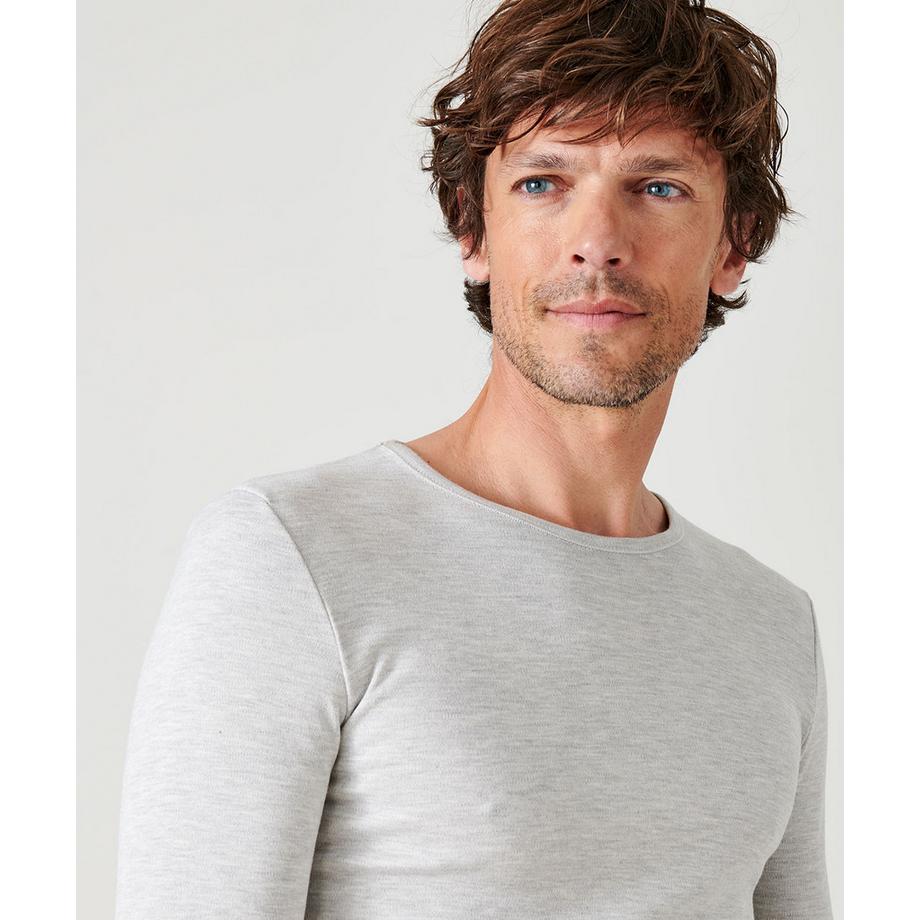 Damart Tee-shirt Thermolactyl Col Rond Manches Longues Chaleur Medium  