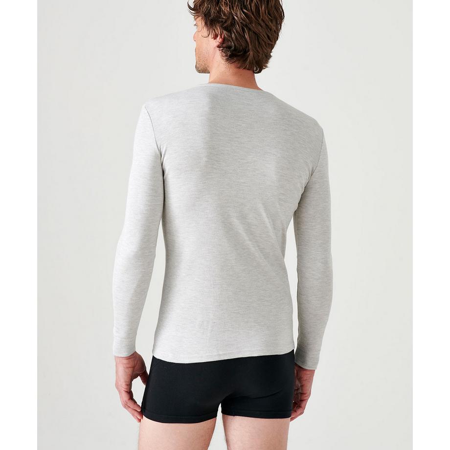 Damart Tee-shirt Thermolactyl Col Rond Manches Longues Chaleur Medium  