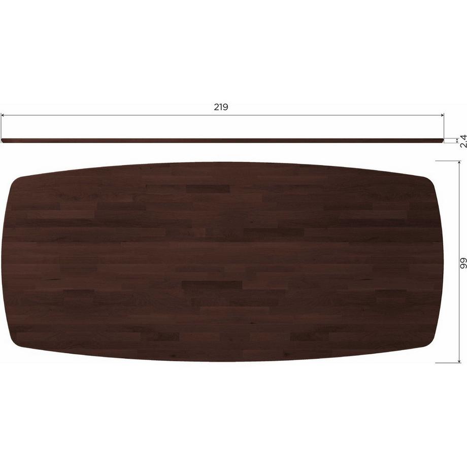 mutoni Esstisch Tablo Eiche mystic brown 220x100  