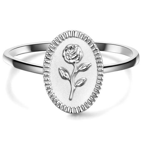 Glanzstücke München  Femme Bague en argent Fleur 