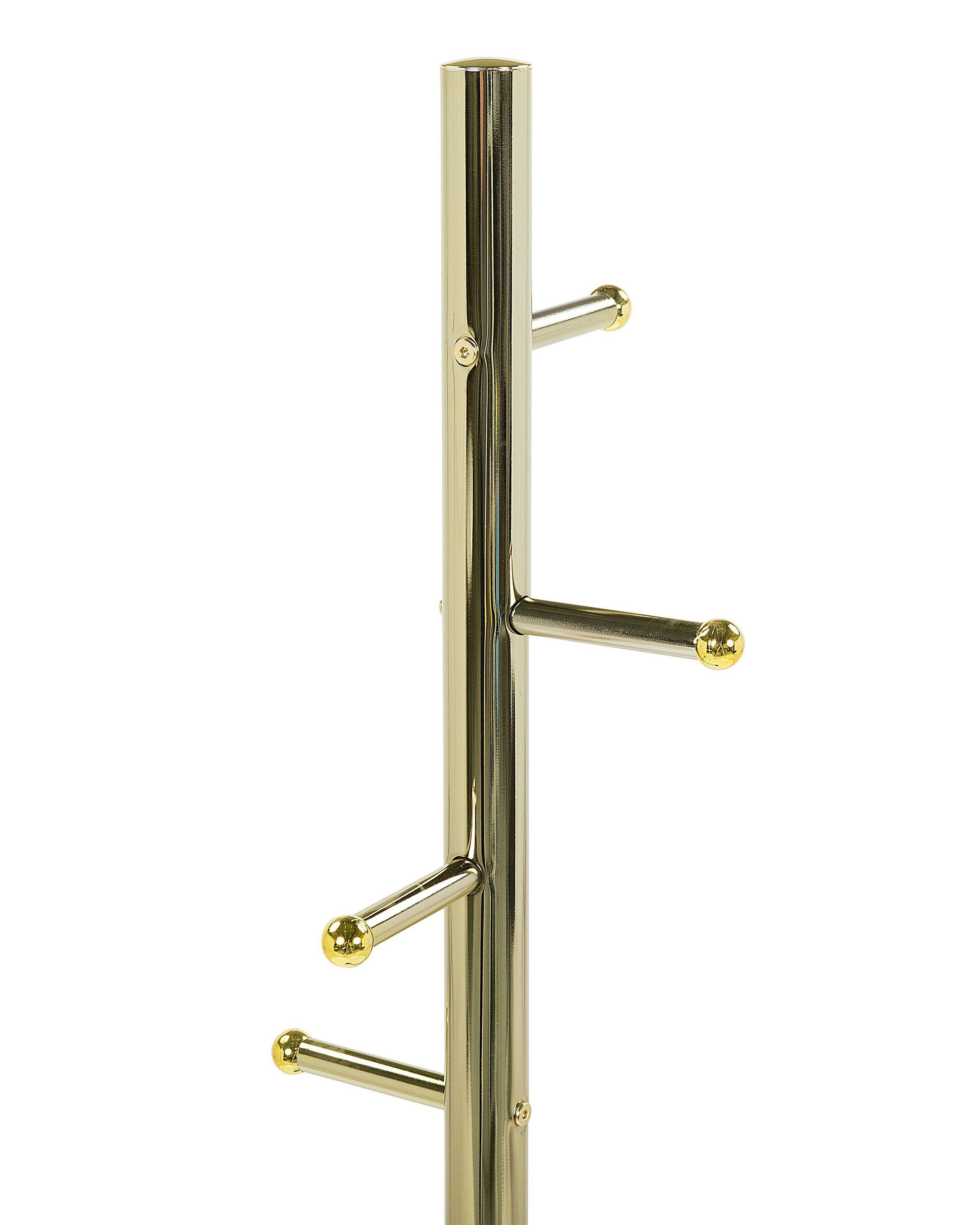 Beliani Garderobenständer aus Edelstahl Modern CLOVIS  