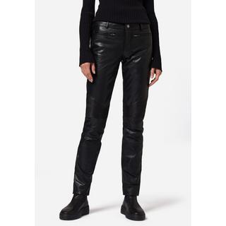 RICANO  Pantalon en cuir  Donna, avec éléments de biker 