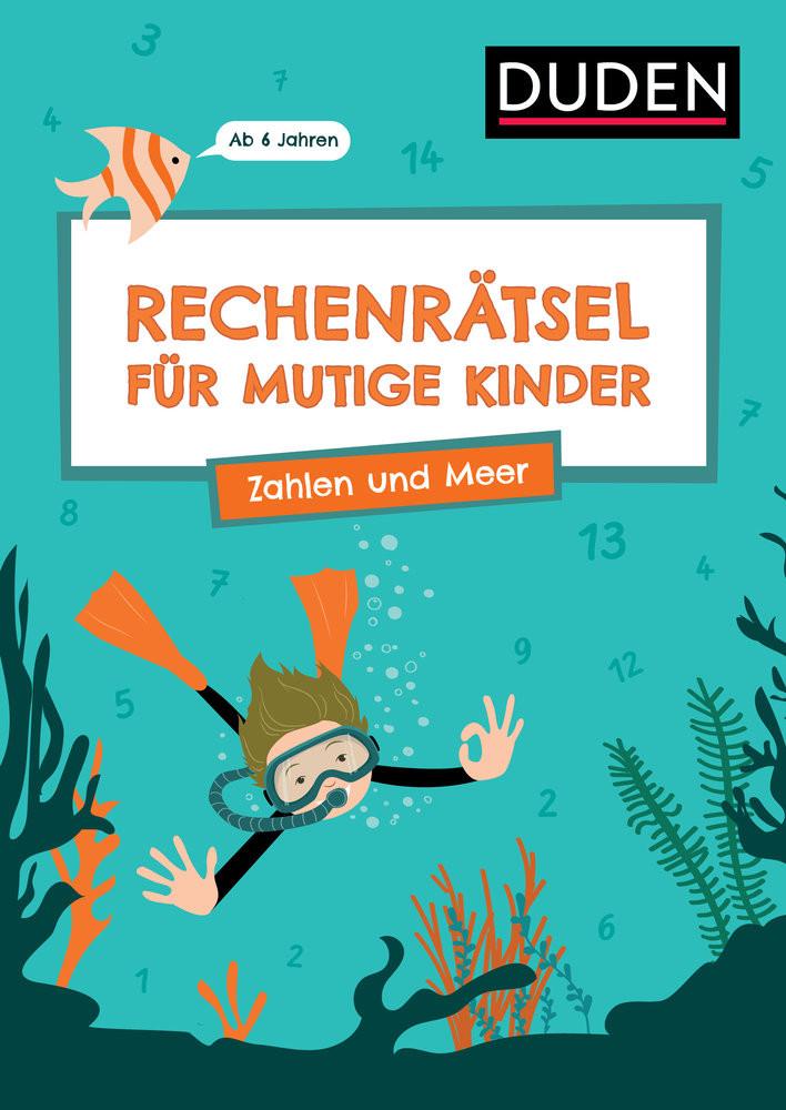 Rechenrätsel für mutige Kinder - Zahlen und Meer - Ab 6 Jahren Eck, Janine Copertina rigida 