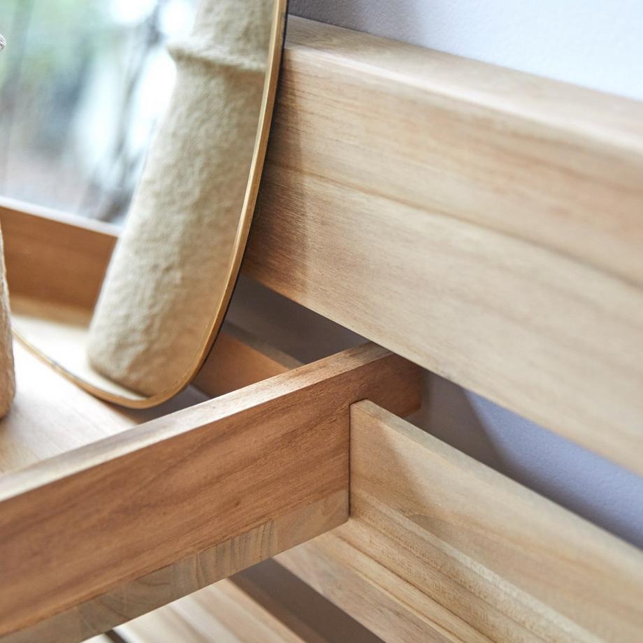 Tikamoon 2er-Set Regal aus massivem Teak Urbain  