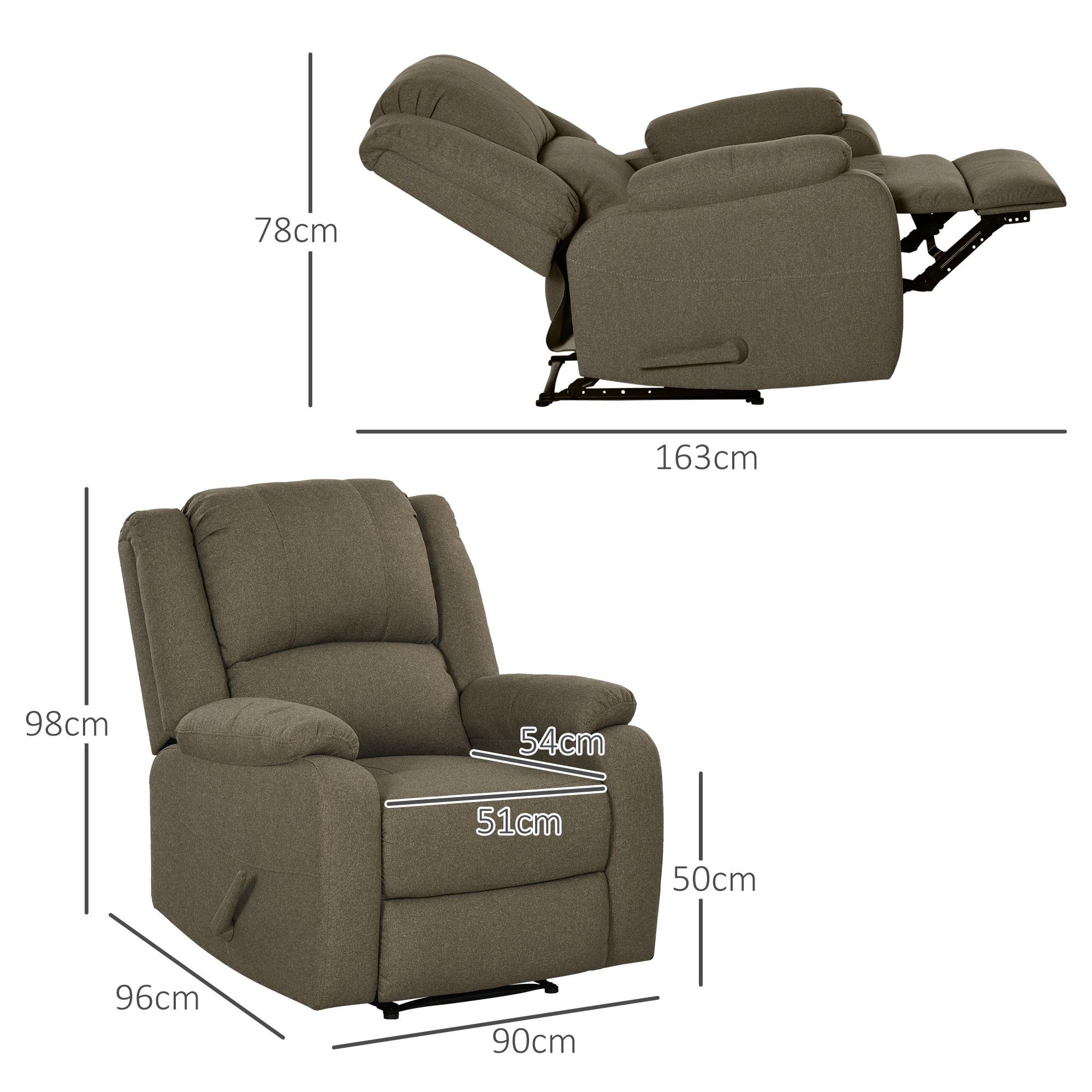 HOMCOM Fauteuil de relaxation  