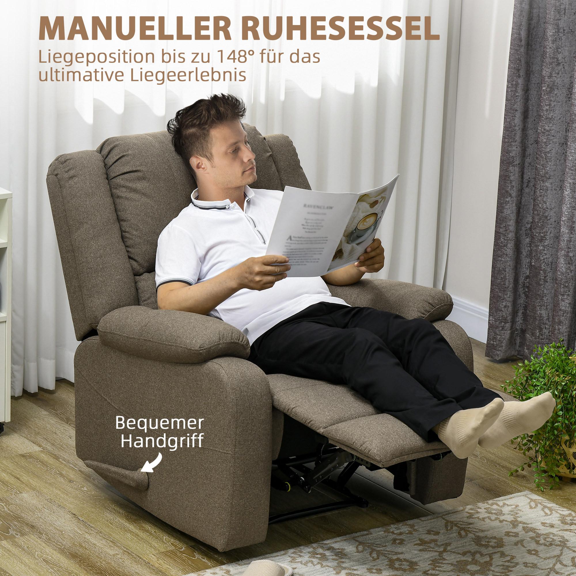 HOMCOM Fauteuil de relaxation  