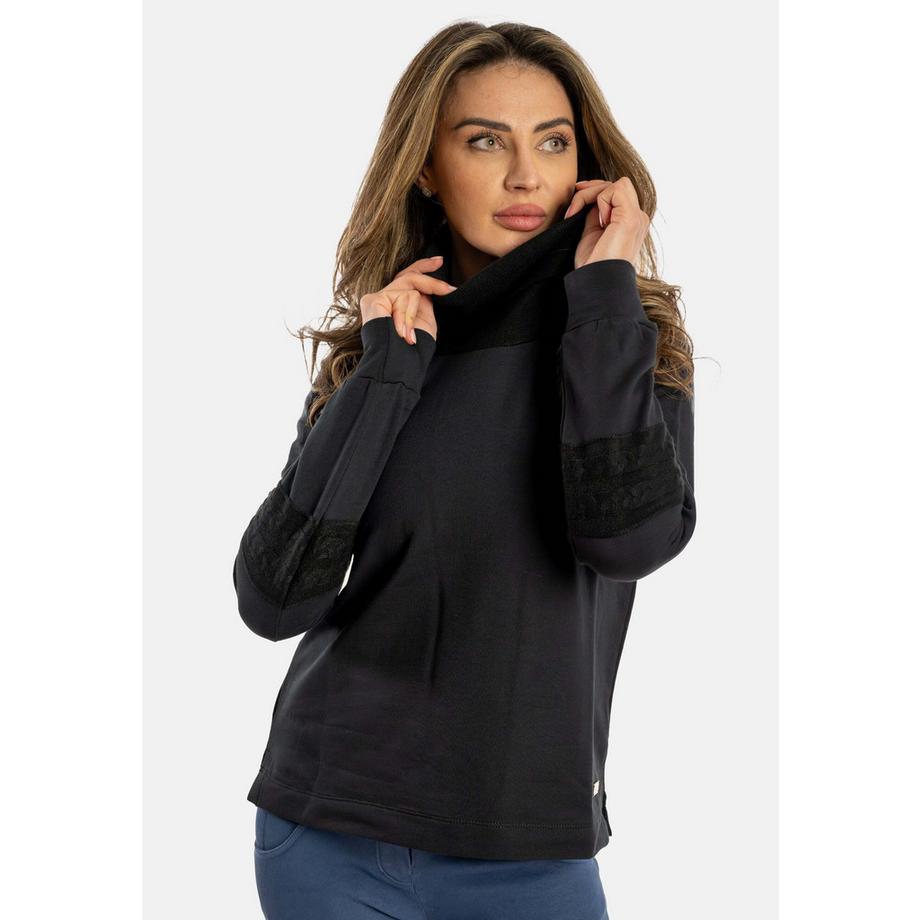 FREDDY Maglione a collo alto con dettagli intrecciati  