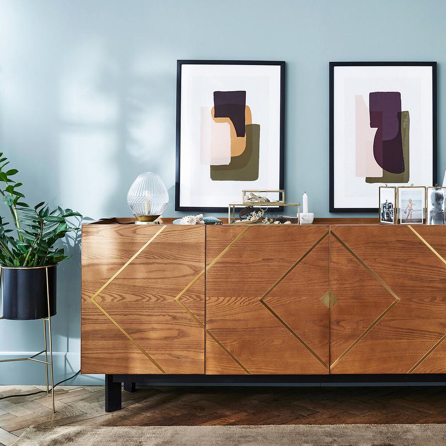 La Redoute Intérieurs Cache-pot sur pied métal fer Ø22 cm Inaya  