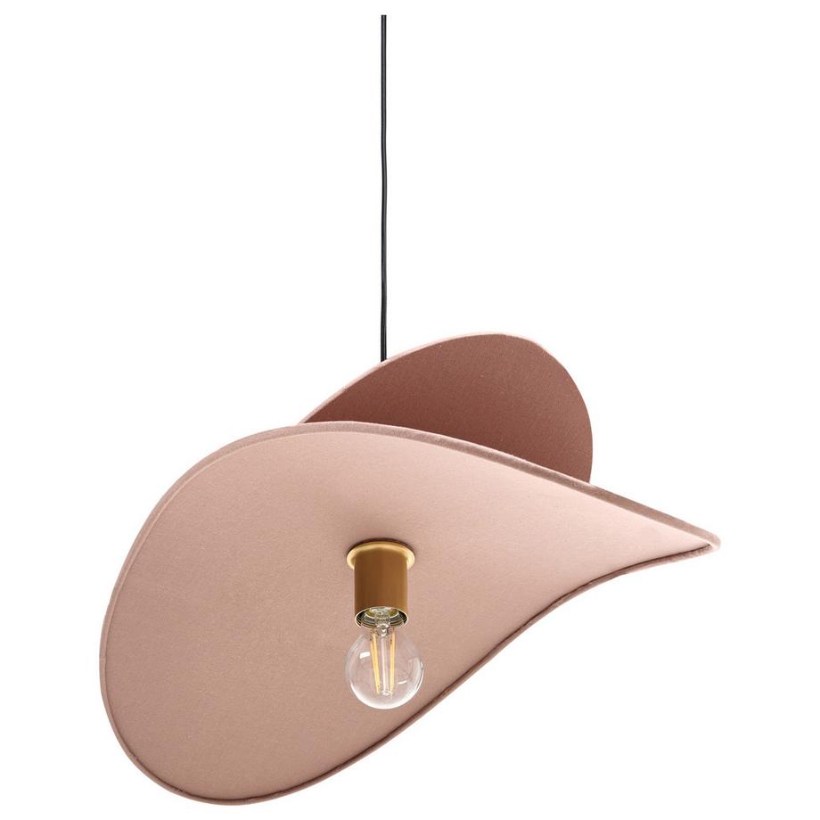 Beliani Lampe suspension en Lin Scandinave MASCOTA  