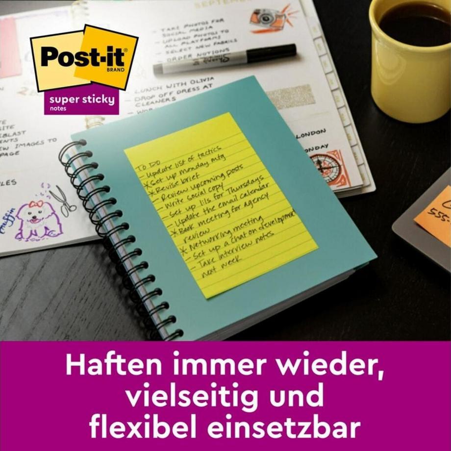 Post-It Notizzettel Super Sticky  