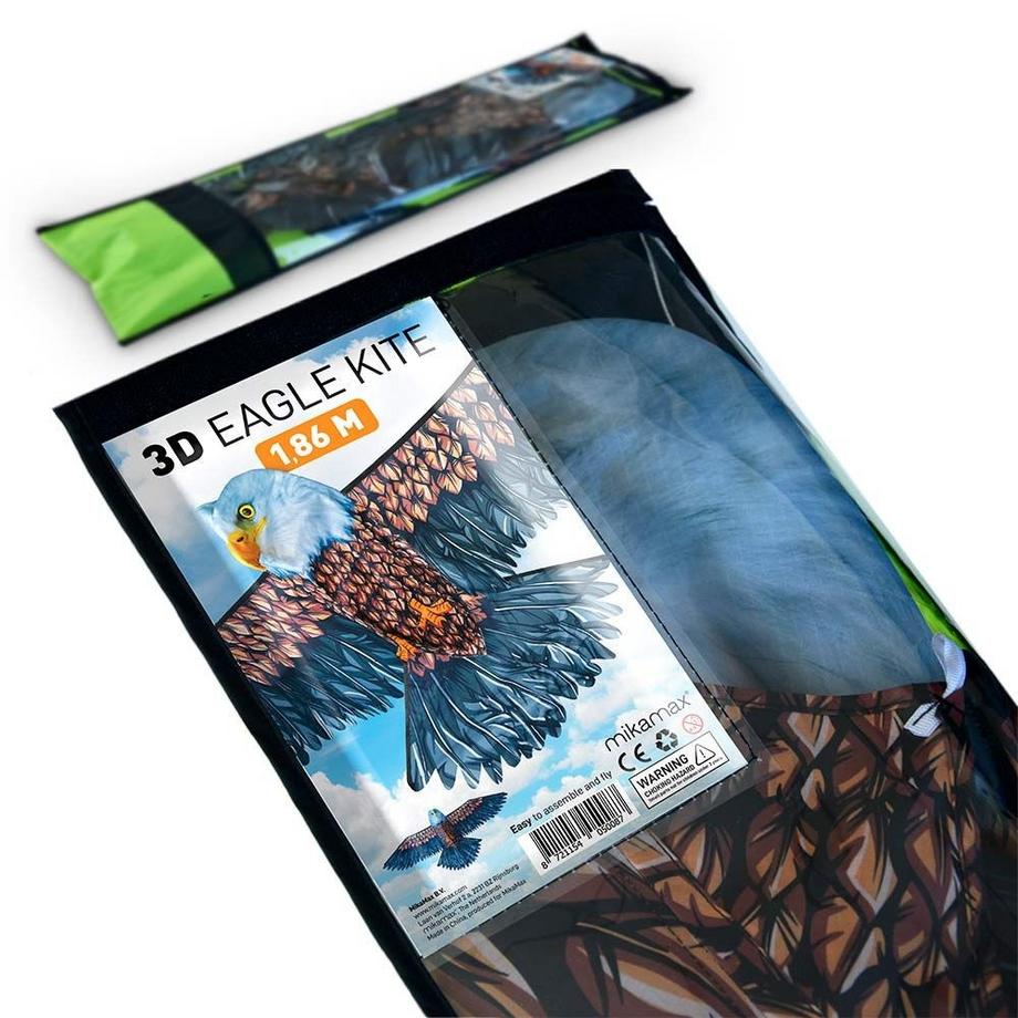 Mikamax  Cerf-volant aigle 3D pour jouer en plein air 