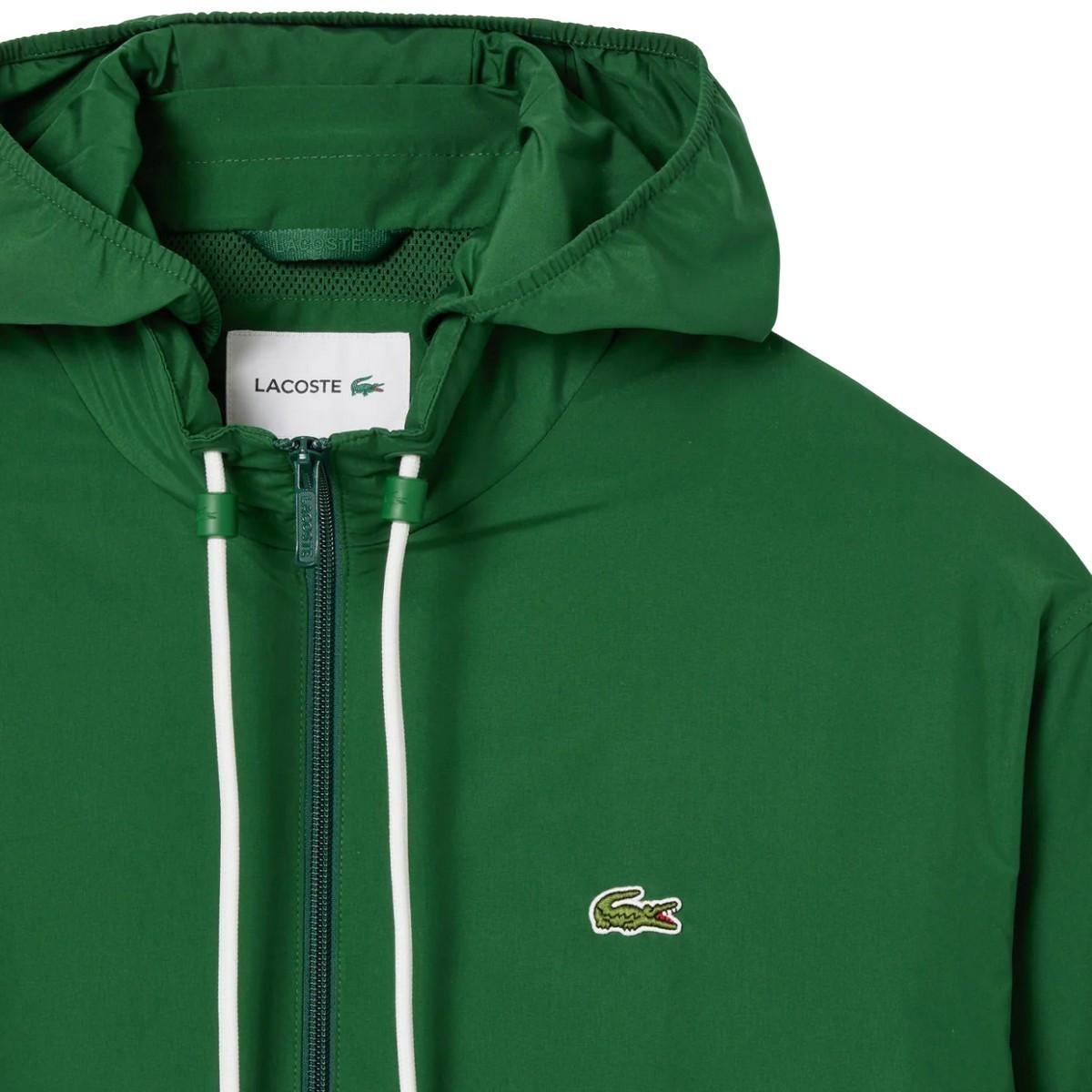 LACOSTE Sportjacke mit abnehmbarer Kapuze  