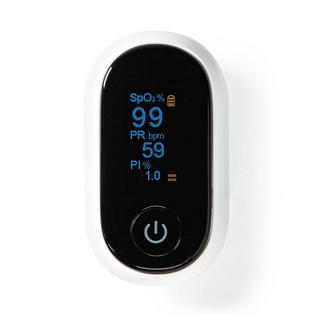 Nedis  SmartLife Oxygen Meter | Bluetooth | OLED Display | Audible Alarm / Perfusion Index / Pulse Rate / High Precision Sensor / Motion Interference / Oxygen Saturation (SpO2) | White 