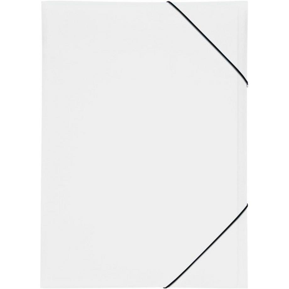 Pagna PAGNA Gummizugmappe A3 21638-02 weiss PP 3 Einschlagklappen  