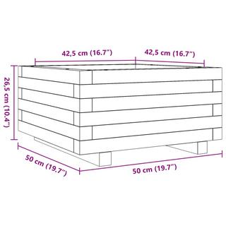 VidaXL Jardinière pinède imprégnée  