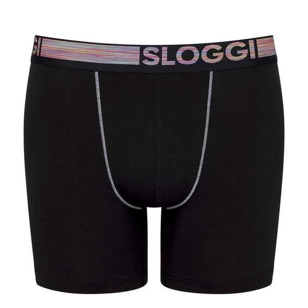 sloggi  Boxer Uomini Confezione da 6 Aderente alla figura-GO ABC NATURAL H Short 6P 