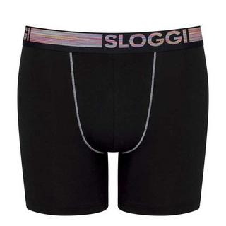 sloggi  Boxer Uomini Confezione da 6 Aderente alla figura-GO ABC NATURAL H Short 6P 