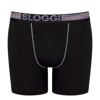 sloggi  Boxer Uomini Confezione da 6 Aderente alla figura-GO ABC NATURAL H Short 6P 