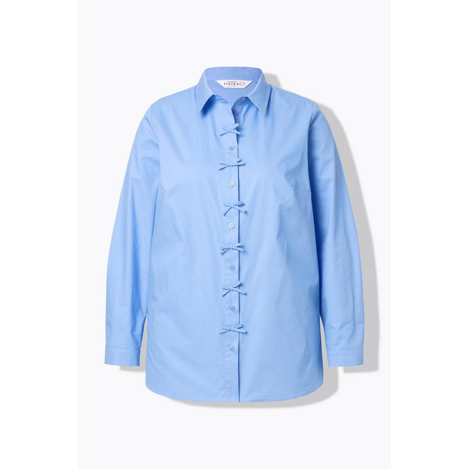 Studio Untold Camicia Boxy Shape Maniche Lunghe Fiocchi  