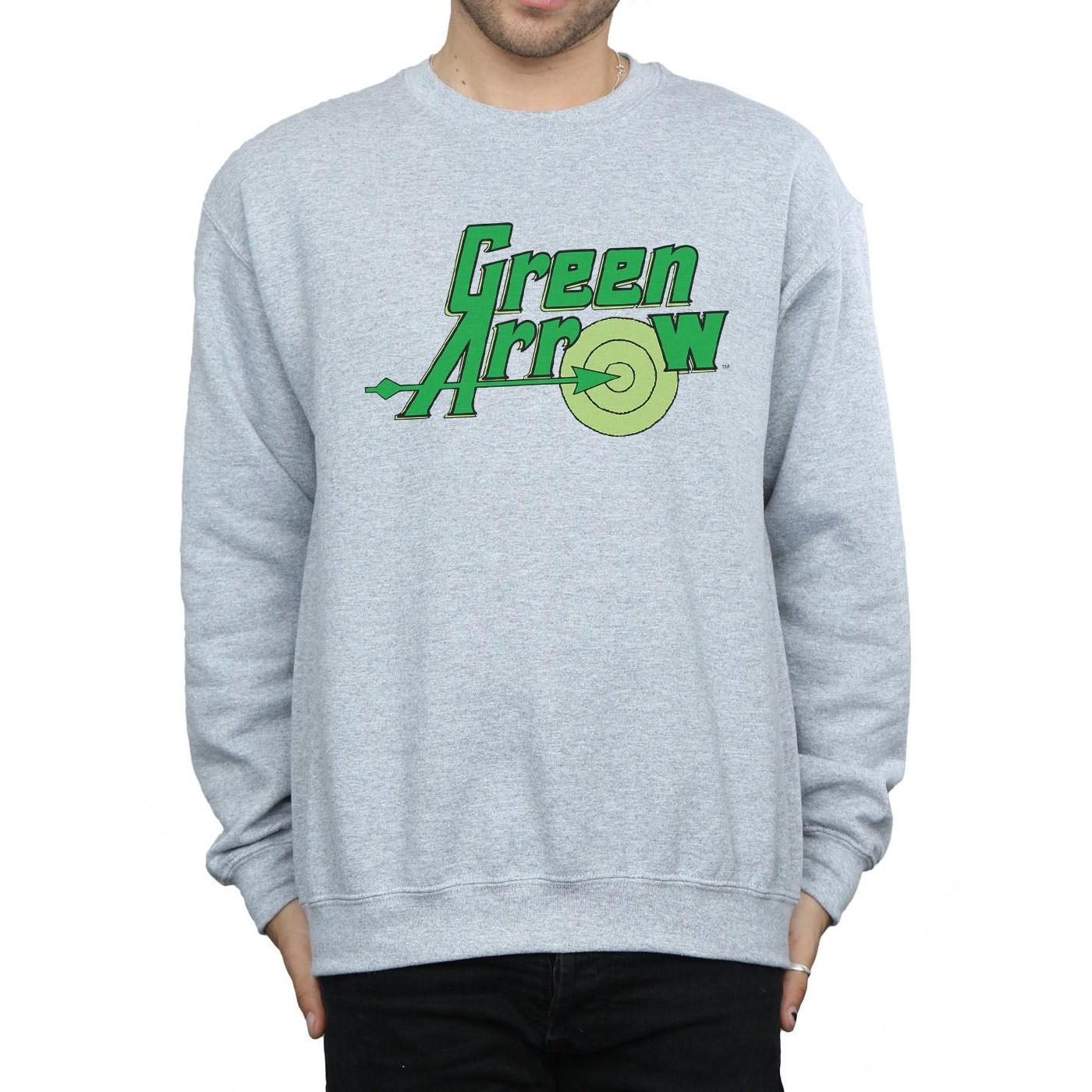 DC COMICS  Green Arrow Text Logo Sweatshirt 