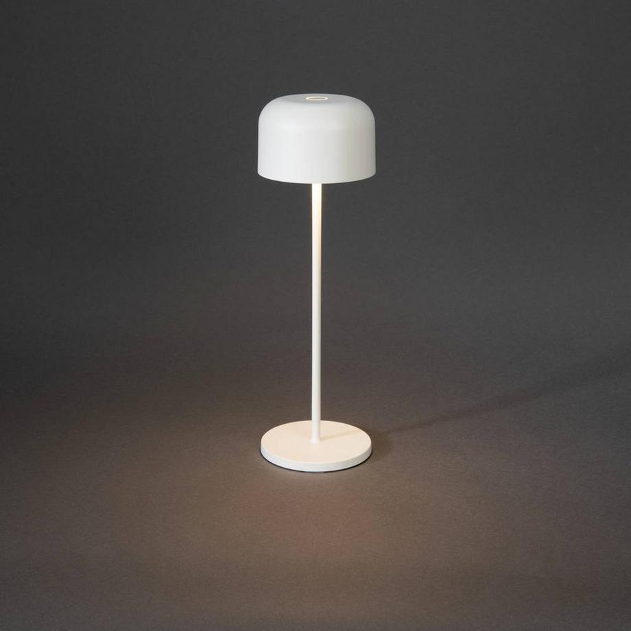 Konstsmide Lille Akku-Tischlampe 3.5 W Warmweiß Weiß  