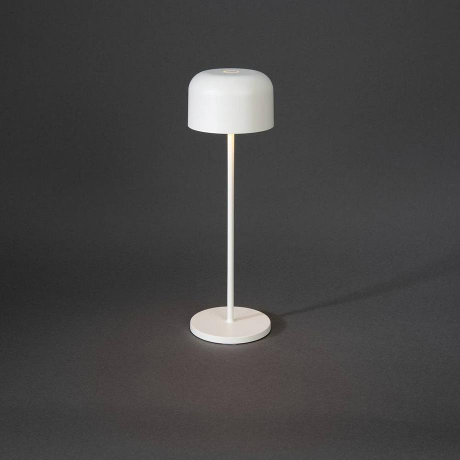 Konstsmide Lille Akku-Tischlampe 3.5 W Warmweiß Weiß  