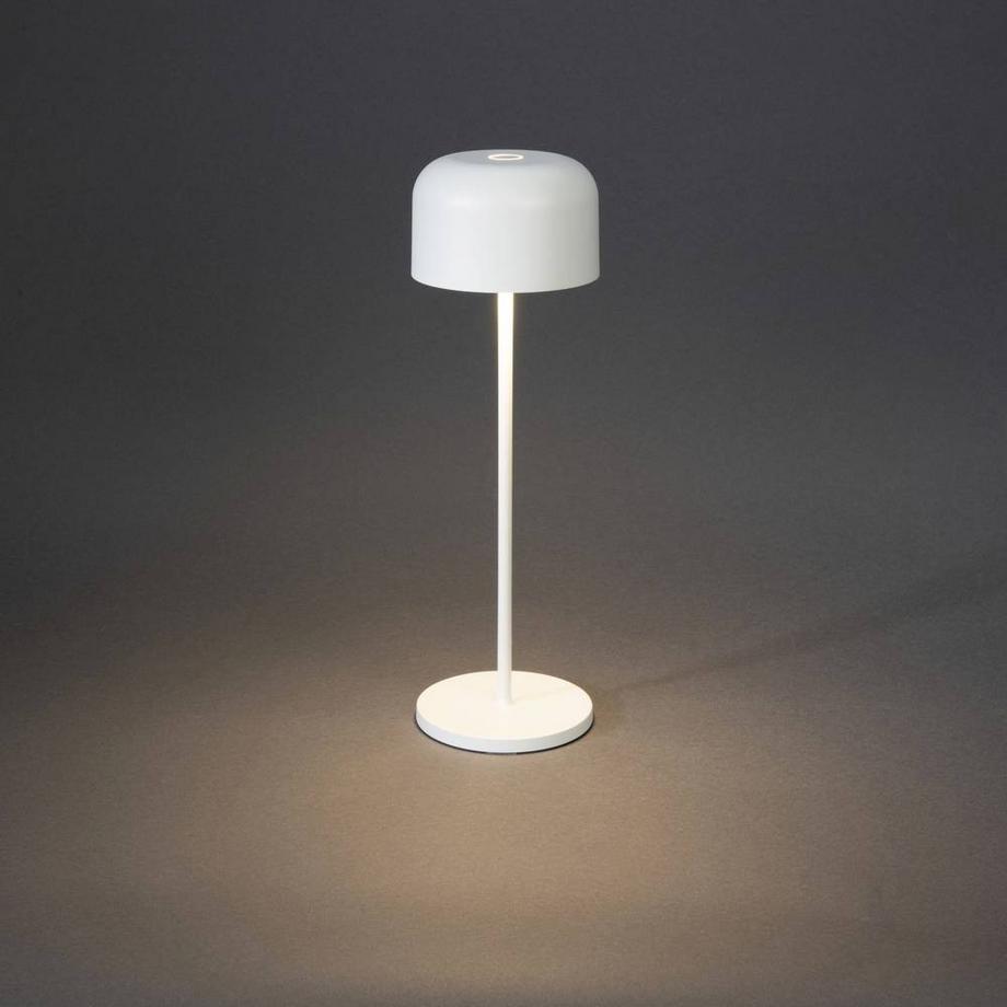 Konstsmide Lille Akku-Tischlampe 3.5 W Warmweiß Weiß  