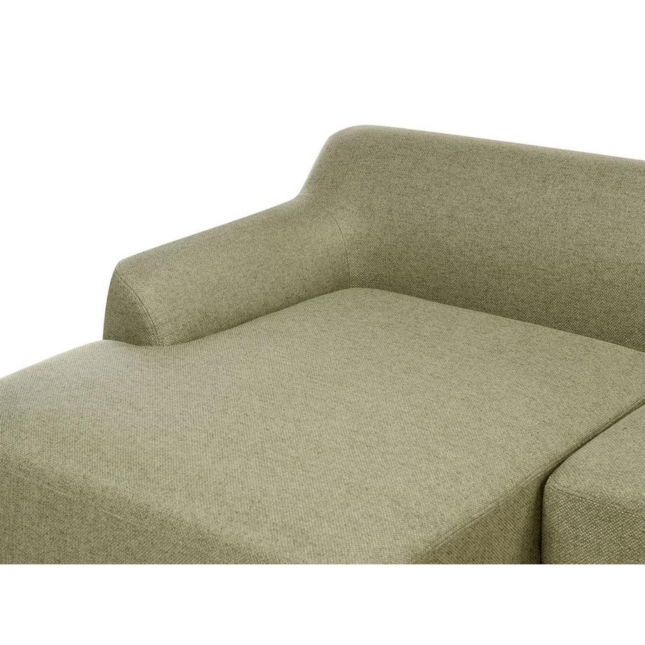 Beliani Canapé d'angle côté droit en Tissu Scandinave SOSJO  