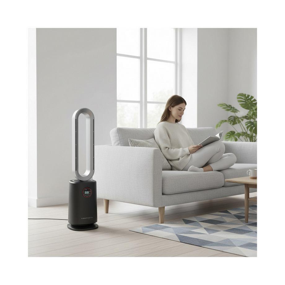 Kibernetik Bladeless Stand Ventilator BSVH88 mit Heizfunktion  
