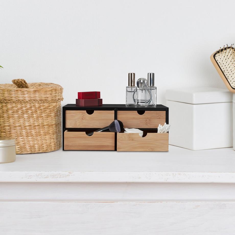 Northix Organizzazione scrivania con 4 cassetti  