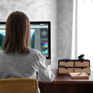 Northix Schreibtischorganisation mit 4 Schubladen  