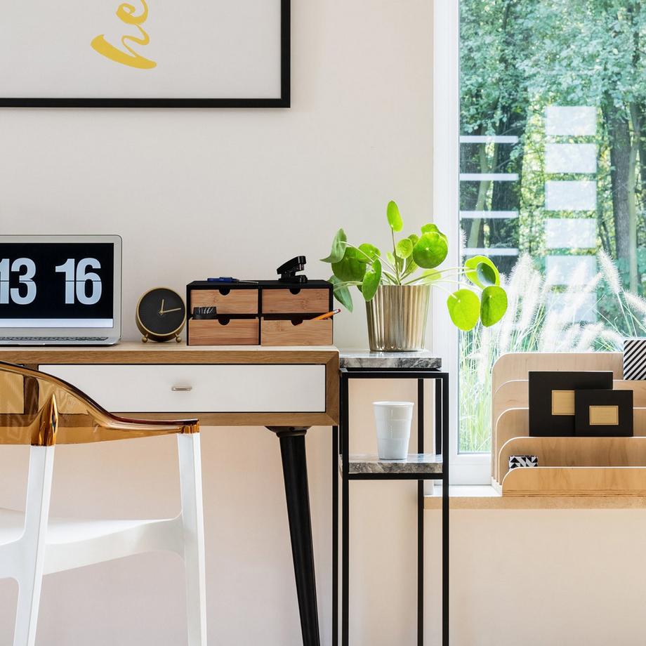 Northix Organizzazione scrivania con 4 cassetti  