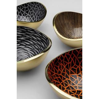 KARE Design Ciotola decorativa Samba Colore Crackle (set da 4)  