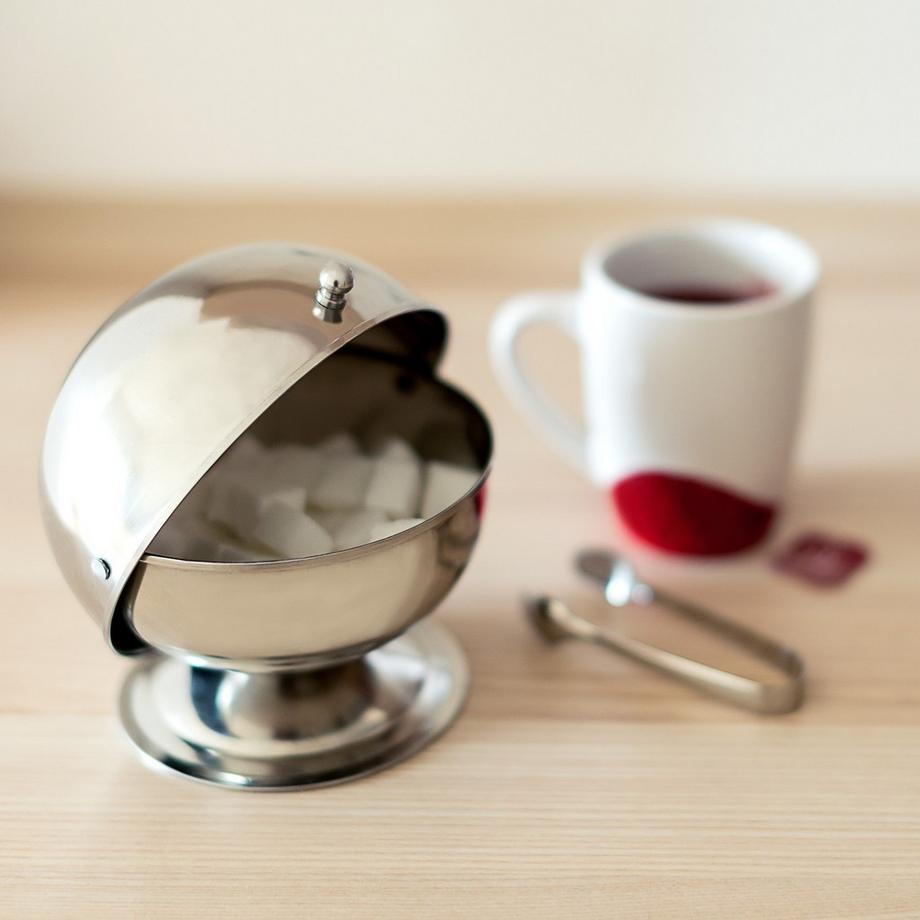 B2X  SWEETY Zuckerdose aus Edelstahl 