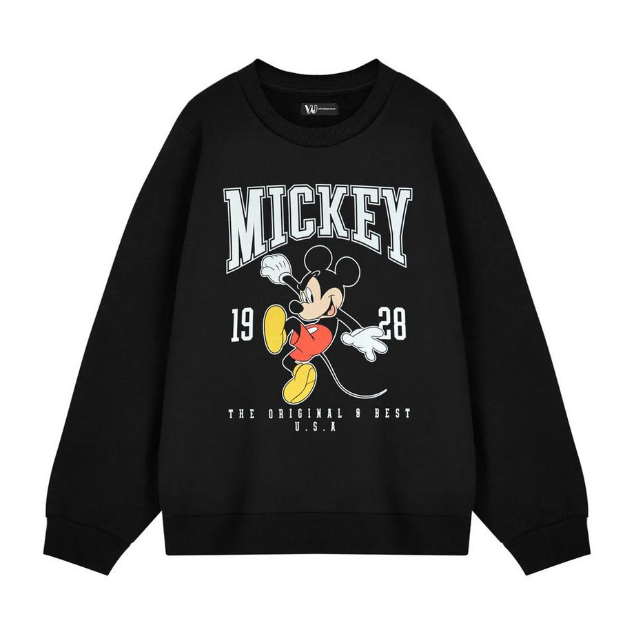 Disney Mickey Mouse Felpa Stampa Grafica  