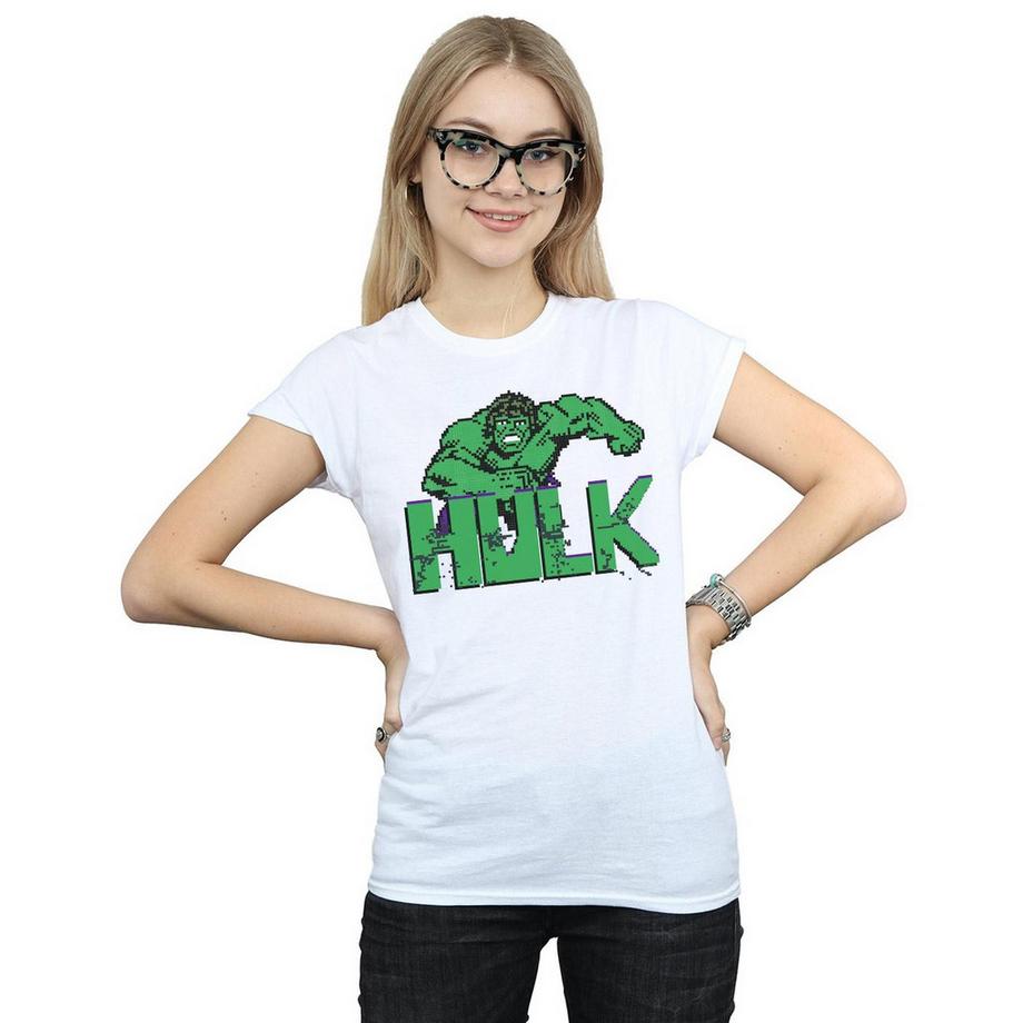 MARVEL Hulk Pixelated Logo T-Shirt  