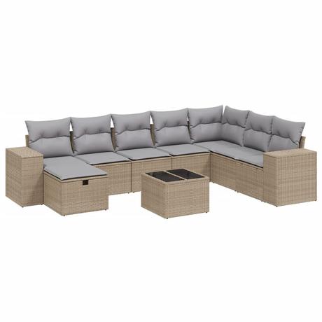 VidaXL Garten sofagarnitur poly-rattan  