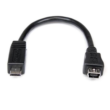 STARTECH.COM  Câble adaptateur Micro USB vers Mini USB M/F 15 cm 