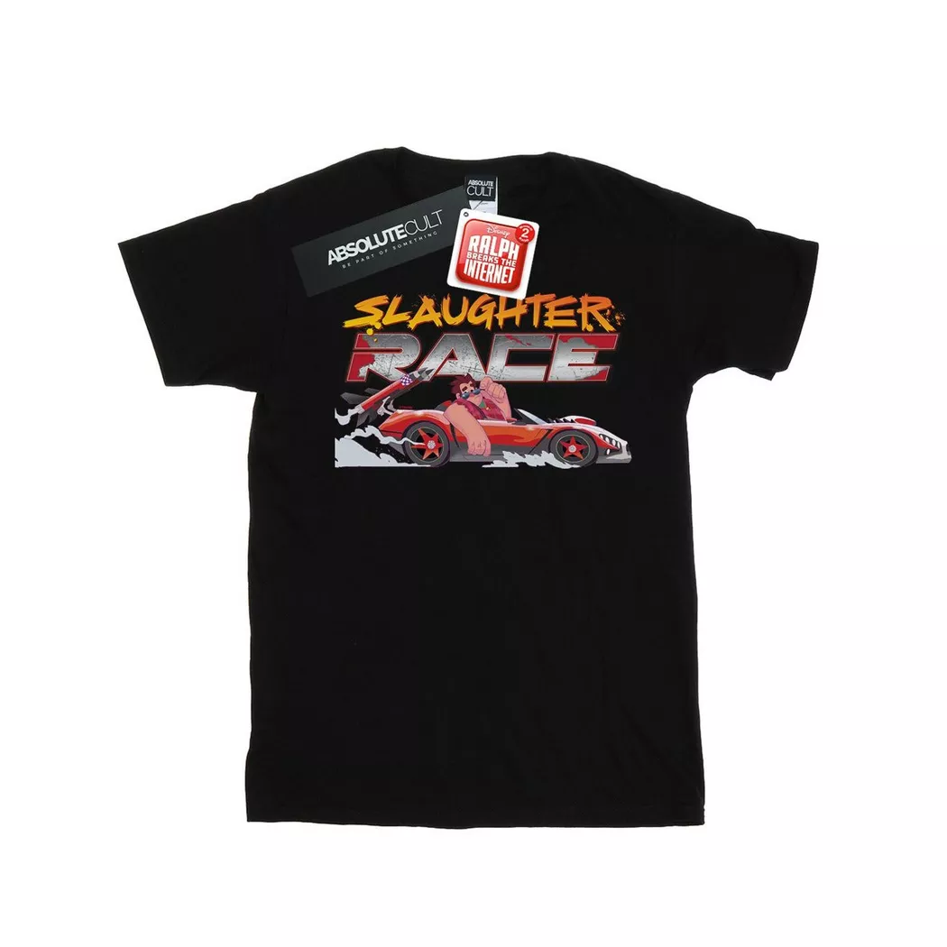 Disney - Wreck It Ralph Slaughter TShirt, für Damen, Schwarz, Größe XL