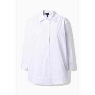 Ulla Popken Oversized Langarmbluse mit Linksnaht  