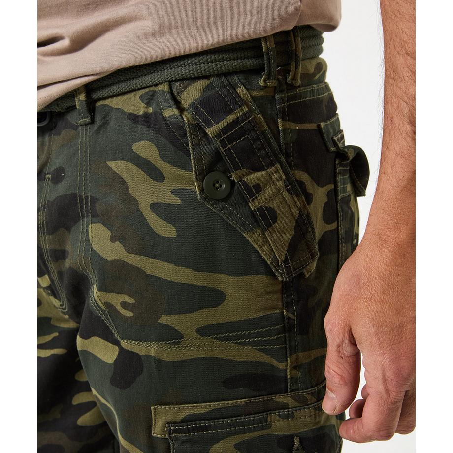Joe Browns Pantalon Cargo Camouflage Kaki Coupe Droite  