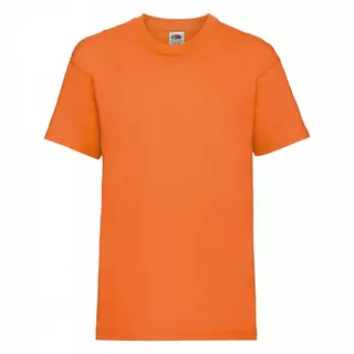 Fruit of the Loom Childrens/Kids TShirt à manches courtes Valueweight  Orange