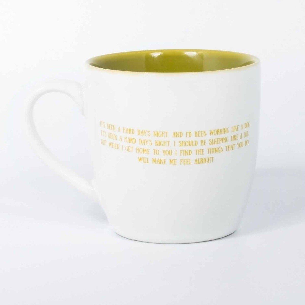 Mugs Tassen Set Lyrical Mug Hard Days Night  