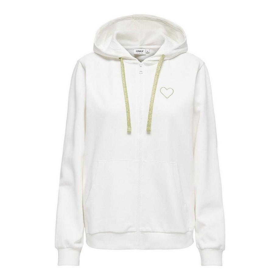 Sweatjacke mit Kapuze und Reissverschluss
