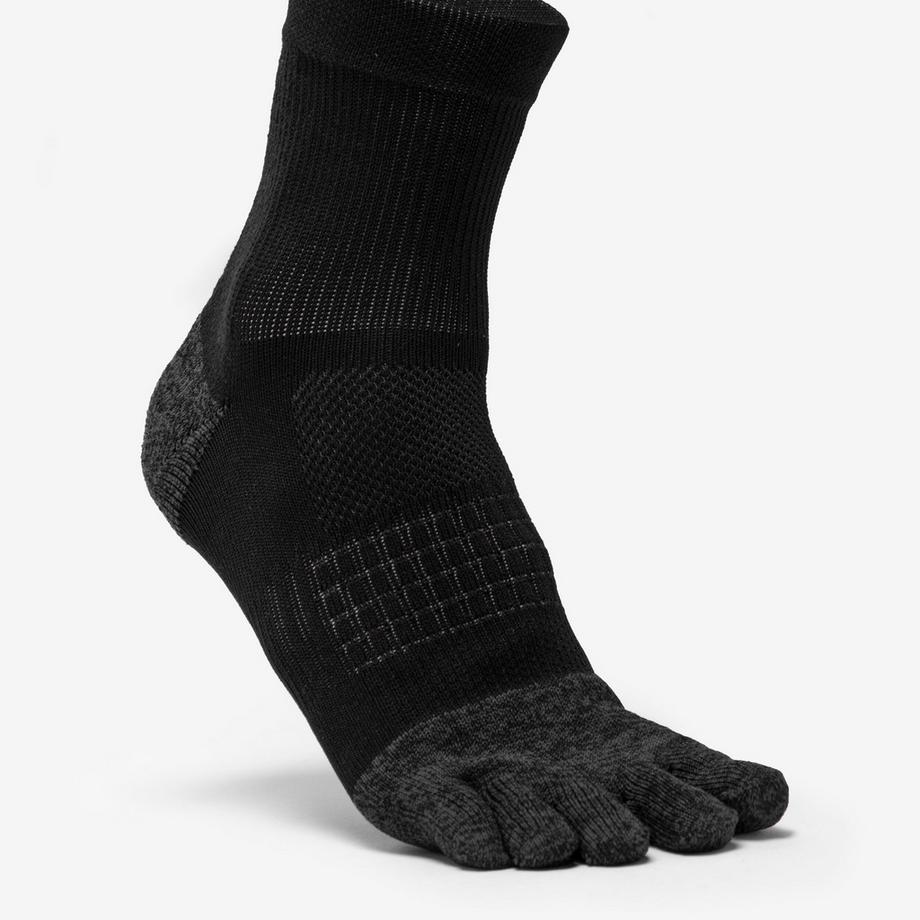 KIPRUN Laufsocken Zehensocken Schwarz Gelb  