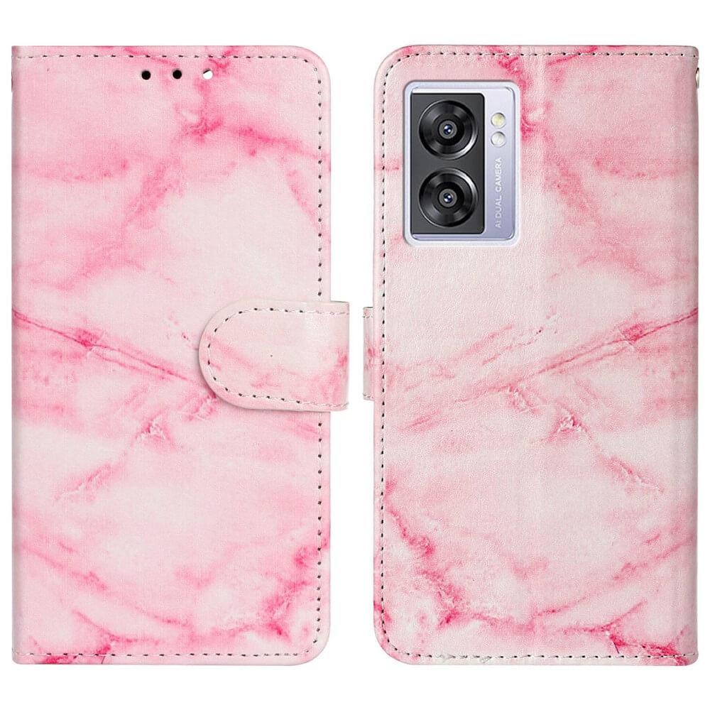 Cover-Discount  OPPO A57s - Coque cuir Marble 